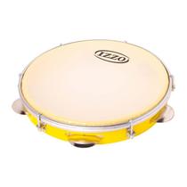 Pandeiro Amarelo Izzo 10 ABS com Pele Leitosa 3438