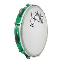 Pandeiro Batuka 10" Pele Leitosa Inox ABS