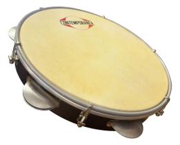 Pandeiro contemporanea 10" pele couro light 86lt