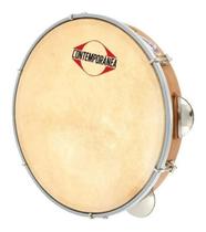 Pandeiro contemporanea md 10'' pele couro light 20lt