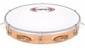 Pandeiro contemporanea md 11'' pele leitosa light 84lt