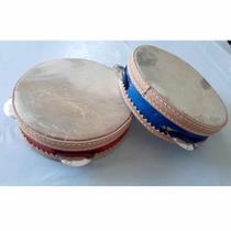 Pandeiro de couro 8 polegadas