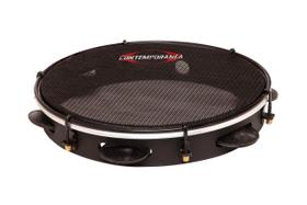 Pandeiro de Estudo Contemporânea 10 Black Mudo PAD01PBK