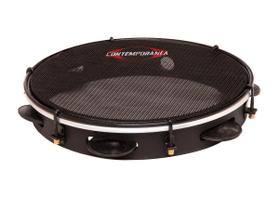 Pandeiro de Estudo Contemporânea 12 Black Mudo PAD02PBK