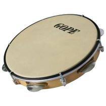 Pandeiro Gope 10 polegadas em Madeira e Pele Animal