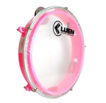 Pandeiro Infantil Abs Rosa Pele Cristal 8" - Luen
