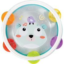 Pandeiro Infantil Buba ABS Atóxico Cores Vibrantes