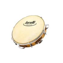 Pandeiro Infantil Profissional 8"Polegadas Natural Pele Couro TP800. Torelli Pandeiro Infantil Profissional 8"Polegadas Natural Pele Couro TP800. Torelli