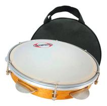 Pandeiro Iniciante Contemporânea 10 Light 82lt + Capa Pandeiro Iniciante Contemporânea 10 Light 82lt + Capa