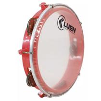 Pandeiro Júnior em ABS com pele Cristal 8" LUEN