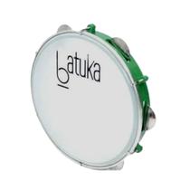 Pandeiro Luen 10 Pele Leitosa Batuka Corpo ABS Platinelas Inox