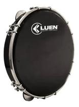 Pandeiro Luen - 10 Polegadas -- Tarraxa Dupla - Pele Preta - 40039