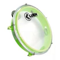 Pandeiro Luen 8 Junior Pele Cristal Abs Platinelas De Inox - Cores Sortidas