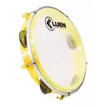 Pandeiro Luen 8 Junior Pele Cristal Abs Platinelas De Inox - Cores Sortidas