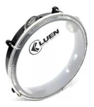 Pandeiro Luen 8 Junior Pele Cristal Abs Platinelas Inox Cor