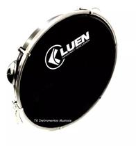 Pandeiro Luen -- Pele Preta -- 10 Polegadas -- Profissional -- 40042