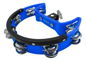 Pandeiro meia lua com clamp azul liverpool 11681