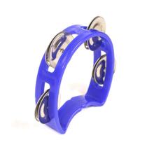 Pandeiro Meia Lua Infantil 4" Azul - Liverpool