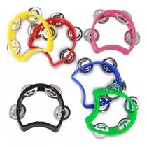 Pandeiro Meia Lua Infantil Kidzzo Pandeirola Cores Sortidas