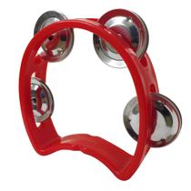 Pandeiro Meia Lua Infantil Vermelho New York Pandeiro Meia Lua Infantil Vermelho New York