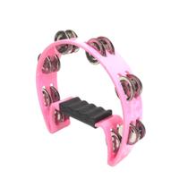 Pandeiro Meia Lua Iniciante / Profissional PML 001PK - Rosa Claro // Liverpool Pandeiro Meia Lua Iniciante / Profissional PML 001PK - Rosa Claro // Liverpool