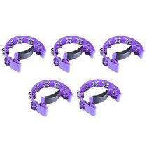 Pandeiro Meia Lua Liverpool Roxo Profissional 5 Uni PML001