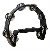 Pandeiro Meia Lua Pandeirola meia Lua Music Shop Cor Preto MXT