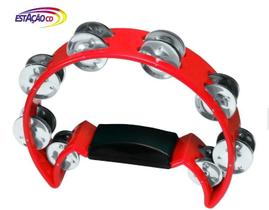 Pandeiro meia lua / Pandeirola Spanking Vermelho