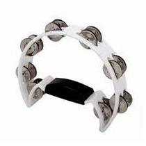 Pandeiro meia lua spanking branco