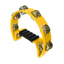 Pandeiro Pandeirola Meia Lua Cajon Percussão AMARELO