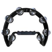 Pandeiro Pandeirola Meia Lua MXT Preto