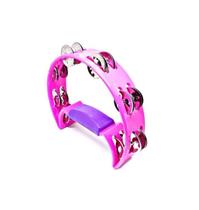 Pandeiro/Pandeirola Meia Lua Spanking ABS Rosa