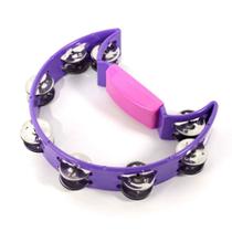 Pandeiro/Pandeirola Meia Lua Spanking ABS Roxo