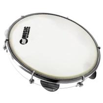 Pandeiro Phx 80Abs Branco Pele Leitosa 10 Polegadas - Phoenix