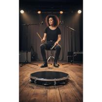 Pandeiro Profissional 10" Pele Preta Som Nítido