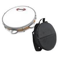 Pandeiro Profissional Contemporânea LIGHT 10" Madeira Envernizada 82LT + Capa Simples