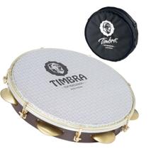 Pandeiro Profissional Timbra 10polegadas Pele Prismatica Chocolate Pandeiro Profissional Timbra 10polegadas Pele Prismatica Chocolate