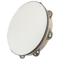 Pandeiro Redondo de Madeira 10" Pele Natural New York