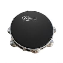 Pandeiro rg music abs 10 pele preta com chave Pandeiro rg music abs 10 pele preta com chave
