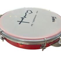 Pandeiro spanking 10 abs vermelho pele leitosa batimento