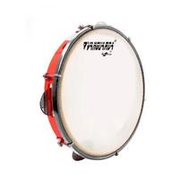 Pandeiro Spanking 10 Aro Abs vermelho Pele Leitosa