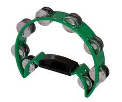 Pandeiro Spanking Meia Lua Pandeirola Pro Fire De Mão Verde