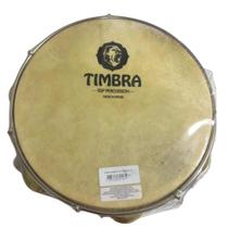 Pandeiro timbra profissional 10 pol chocolate pele animal c/ 6 pares de platinelas e 7 afinacoes Pandeiro timbra profissional 10 pol chocolate pele animal c/ 6 pares de platinelas e 7 afinacoes