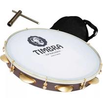Pandeiro Timbra Profissional 12 Formica Chocolate C/Aro Niqu Pandeiro Timbra Profissional 12 Formica Chocolate C/Aro Niqu