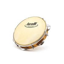 Pandeiro TORELLI 8 Polegadas Natural Pele Couro TP800 . Pandeiro TORELLI 8 Polegadas Natural Pele Couro TP800 .
