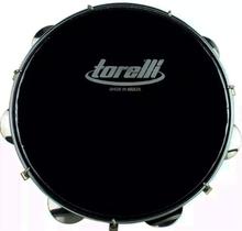 Pandeiro Torelli Poliestireno 10" Pele Preta Black