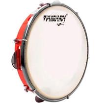 Pandeiro Vanguarda 10 ABS Vermelho Pele Leitosa - Spanking