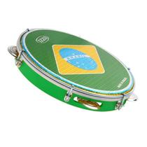 Pandeiro verde izzo 10 pol abs c/pele bandeira brasil 3438 Pandeiro verde izzo 10 pol abs c/pele bandeira brasil 3438