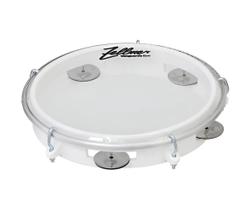 Pandeiro zellmer vanguarda eco 8 abs infantil branco