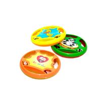 Pandeirola Infantil Pandeirinho De Brinquedo Plástico Colorido